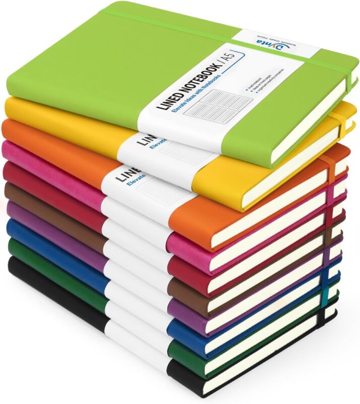 10-pack A5 Lined Journals
