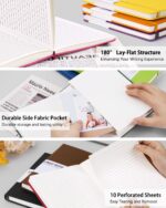 A5 Hardcover Lined Journal 200 Pages — Pack of 10, Ten Colours