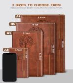 A5 Hardcover Lined Journal — 256 Thick Pages, Vintage Cover