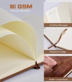 A5 Hardcover Lined Journal — 256 Thick Pages, Vintage Cover