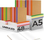 A5 kraft softcover blank notebooks