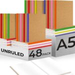 A5 kraft softcover blank notebooks
