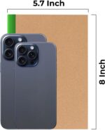 A5 Kraft Softcover Blank Notebook — Pack of 50, 120 Pages