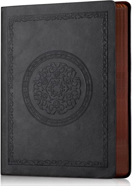 A5 Black Embossed Journal