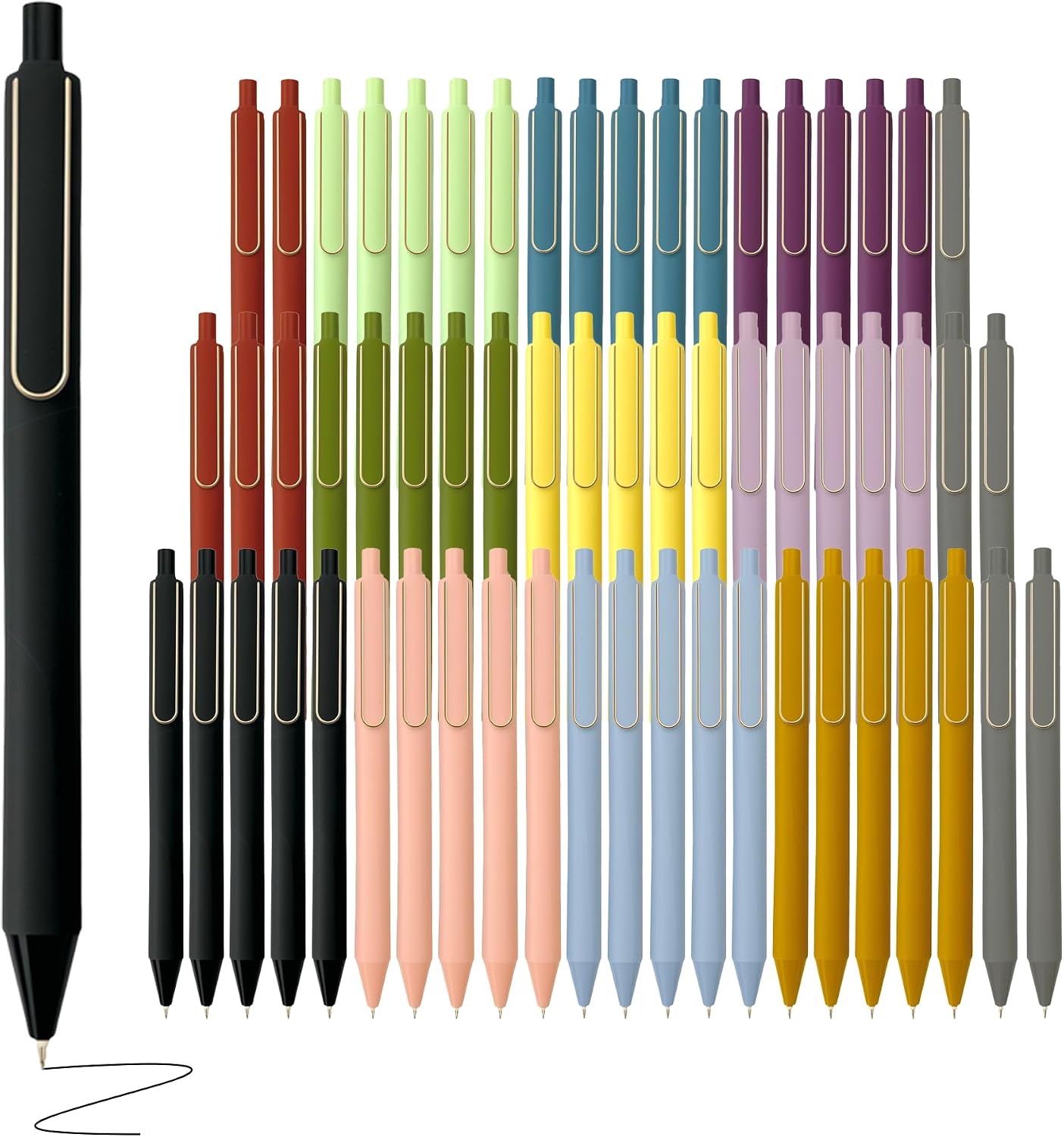 60-pack Retractable Gel Pens