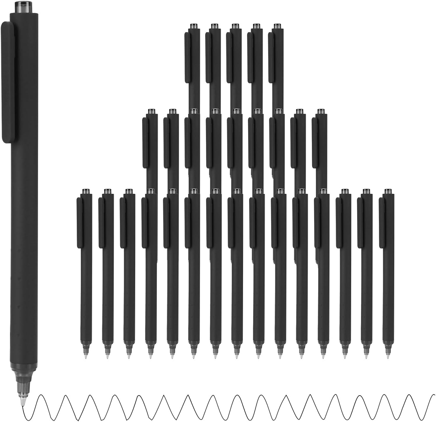 30-pack Black Ballpoint Pens