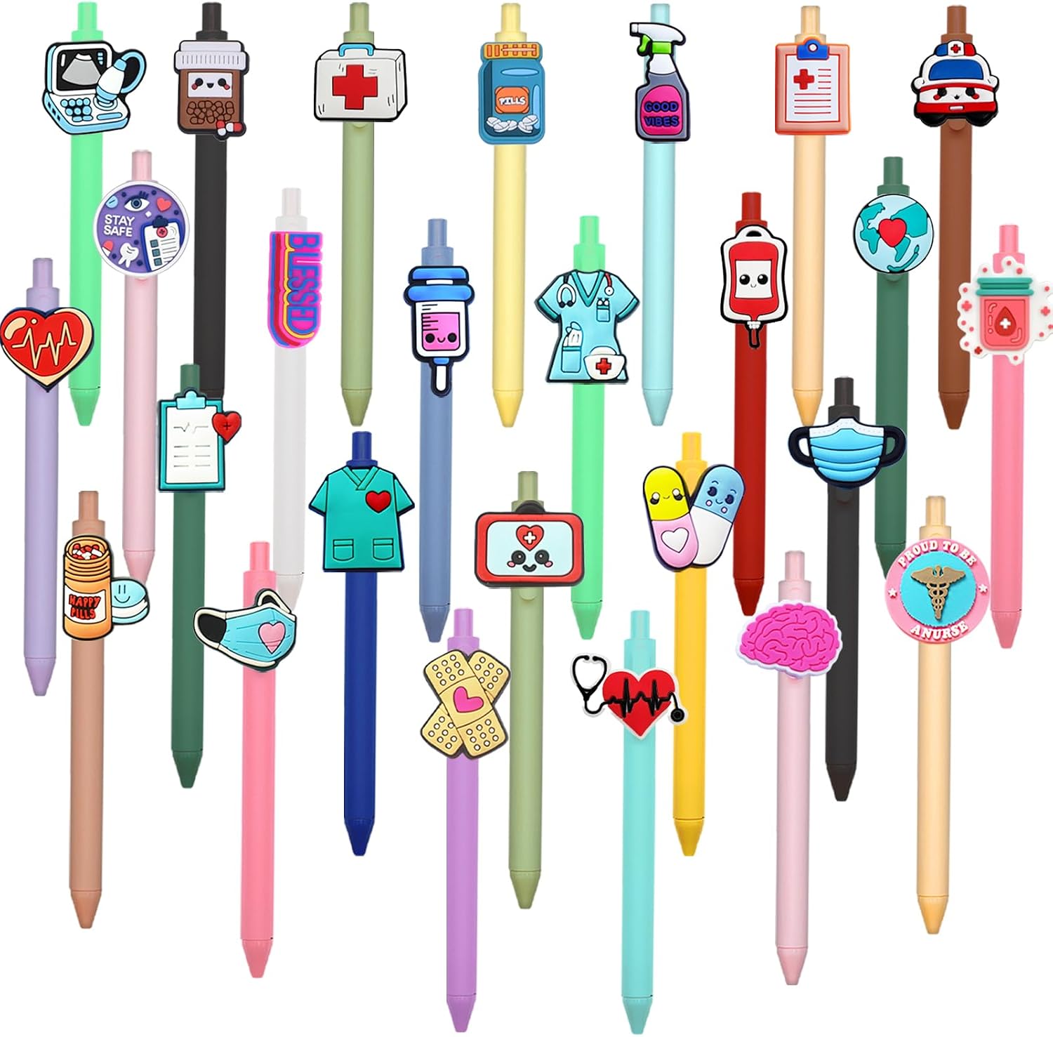 Nursing Theme Ballpoint Pen Set - 26-Piece