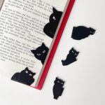 Six Black Cat Bookmarks